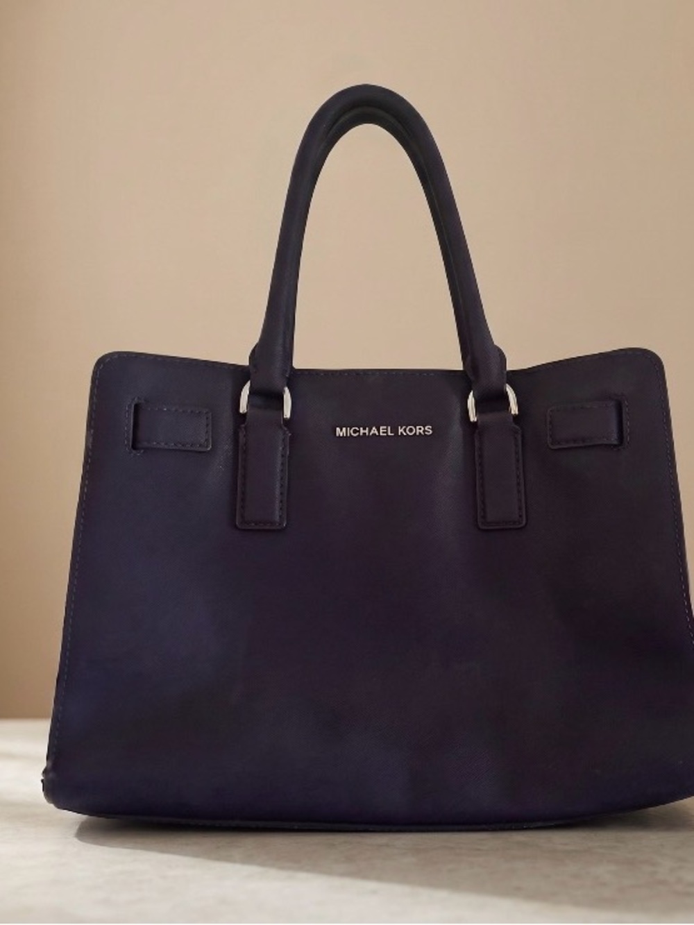 HTF EUC Michael Kors Purple Saffiano Satchel
